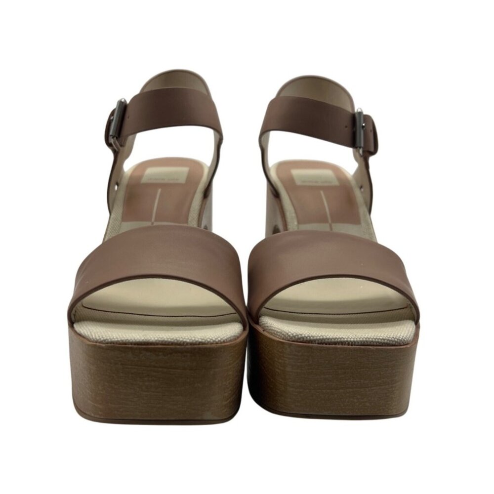 Dolce Vita Womens Brown Platform Chunky Heel Sandals Size 7 - Picture 2 of 9